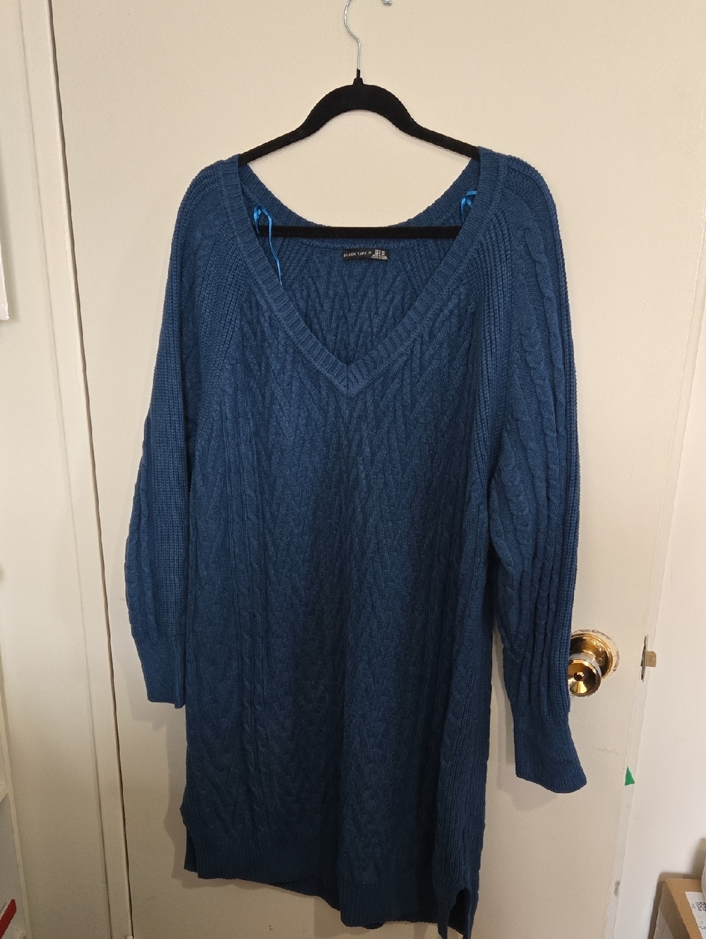 Black Tape Ladies 3X Sweater Dress
